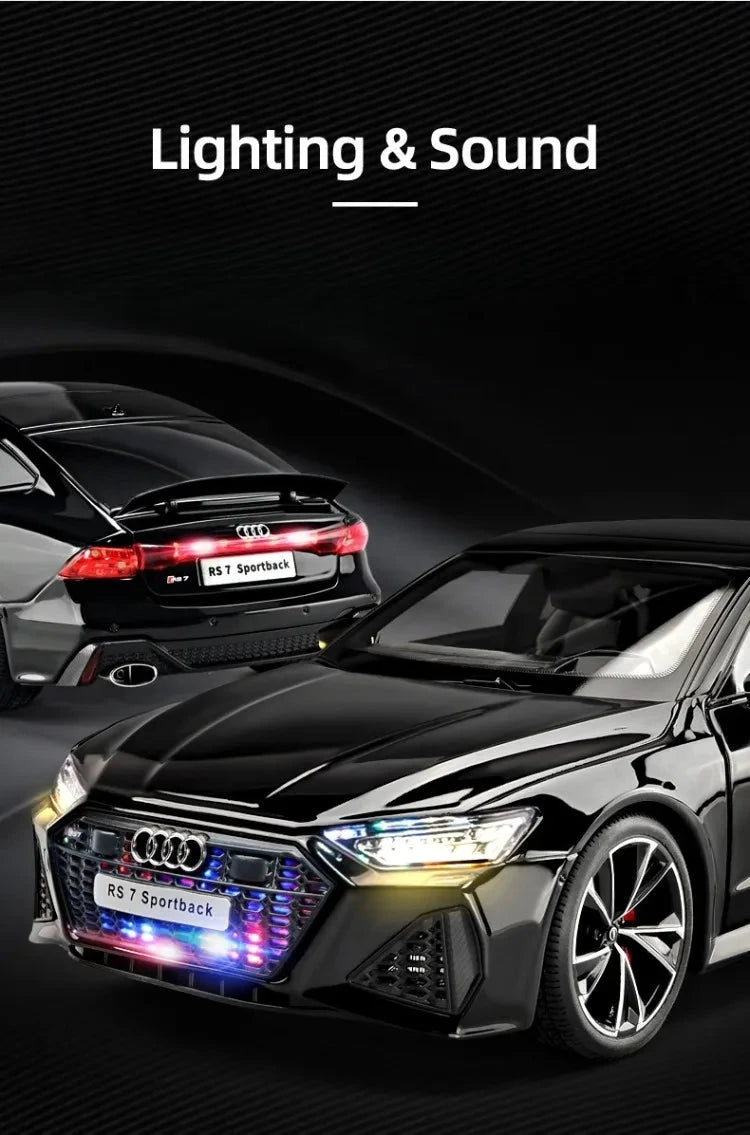 WELLY Audi RS7 Sportback 1:18 – Modèle de voiture en alliage