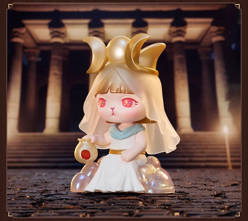 POP MART Mysteriöse Hasen-Tarot-Serie Blindbox Überraschungsbox Guess Bag Spielzeug Niedliche Puppe Anime Figur Schreibtischdekoration Kollektion