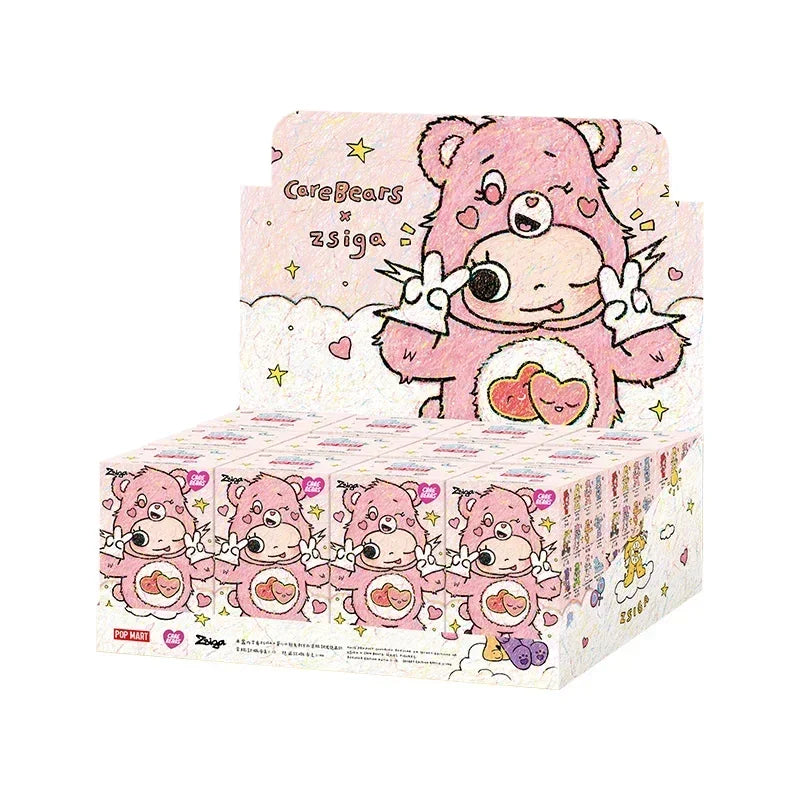 POP MART CareBears x Zsiga série tendance aveugle boîte aléatoire jouets boîte mystère figurine mystère modèle…