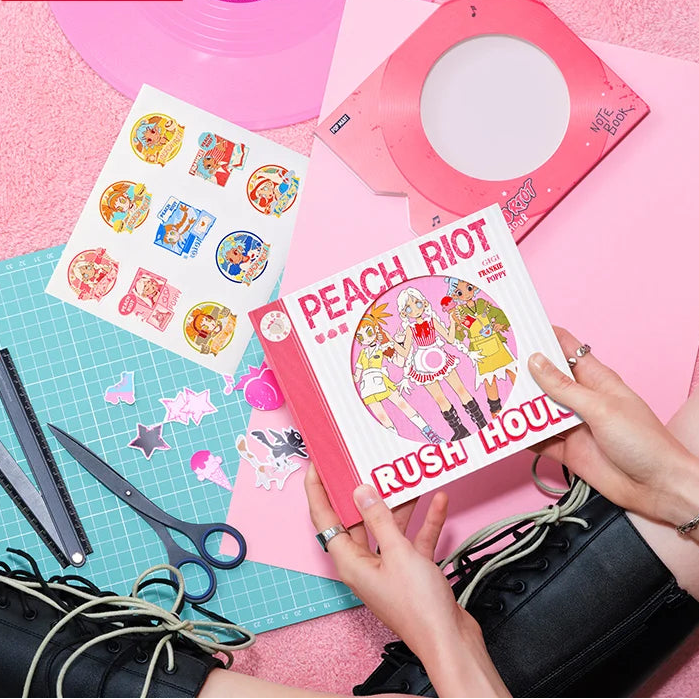 POP MART Peach Riot Rush Hour Serie – Notizbuch