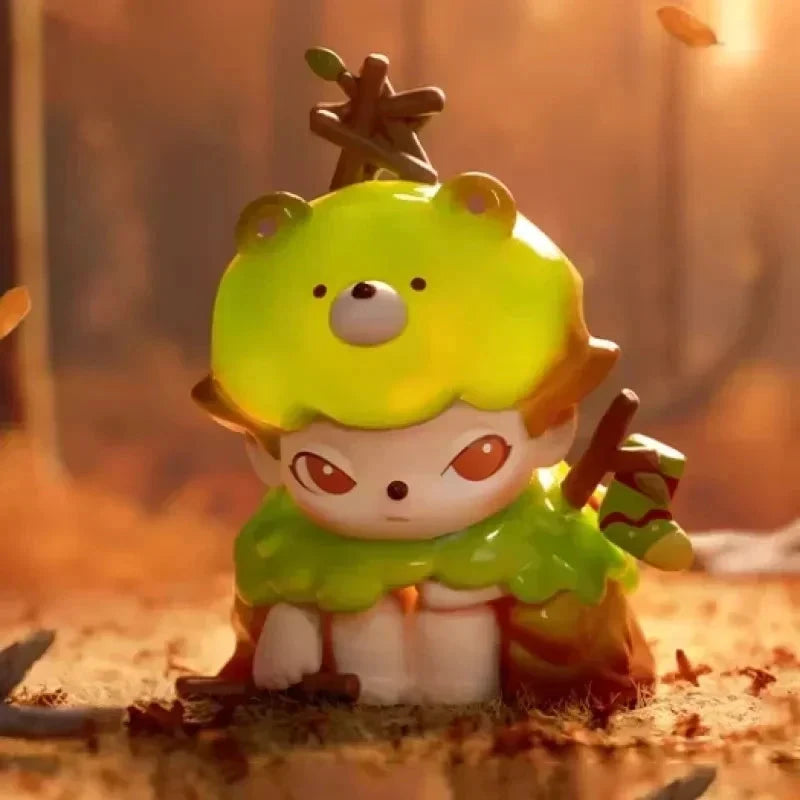 POP MART Dimoo Schneemann Serie Buchstaben Blindbox Anime Figur Guess Bag Ornament Figuren Heimdeko Puppen Geschenk