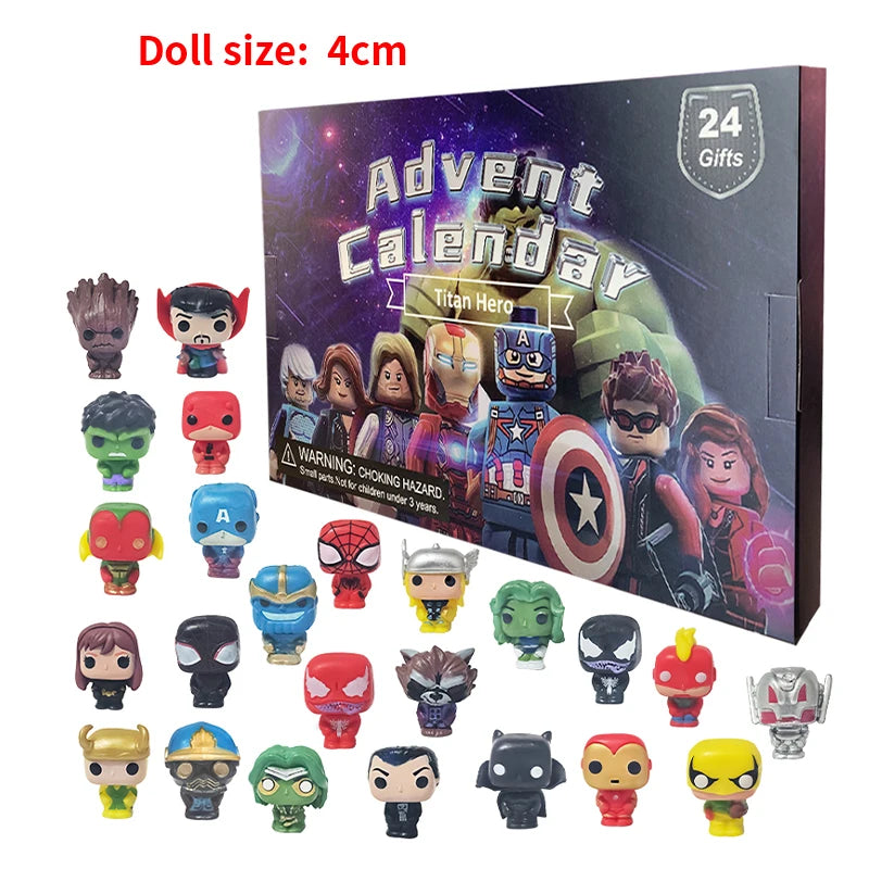 Mon Bubu Kawaii – Calendrier de l'Avent Naruto 2025 – Coffret 24 Figurines PVC