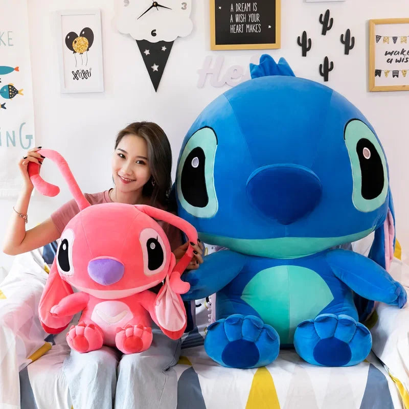 MINISO Peluche Géante Lilo et Stitch Couple 60 Cm Collection Ultra Douce Édition Limitée by Mon Labubu