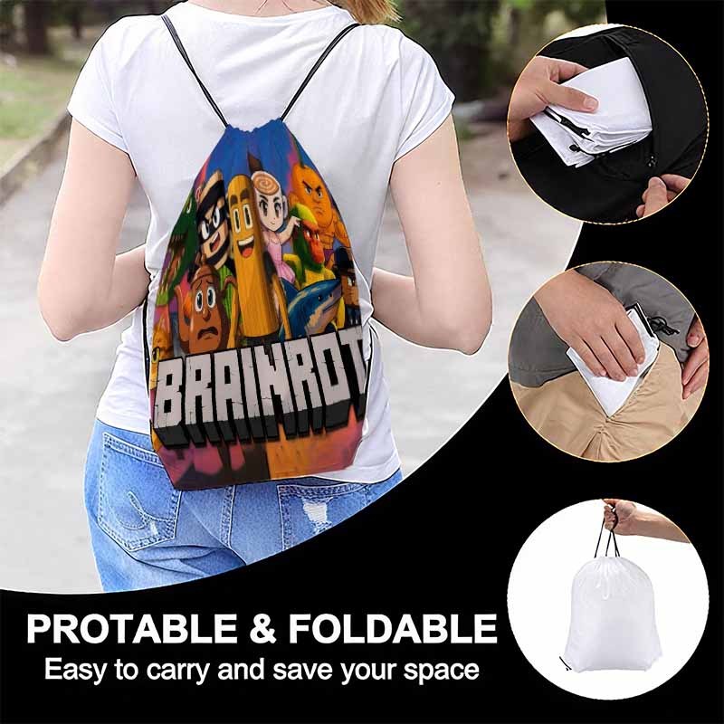 Sac à Dos Italian Brainrot – Design Cartoon Original, Léger & Résistant