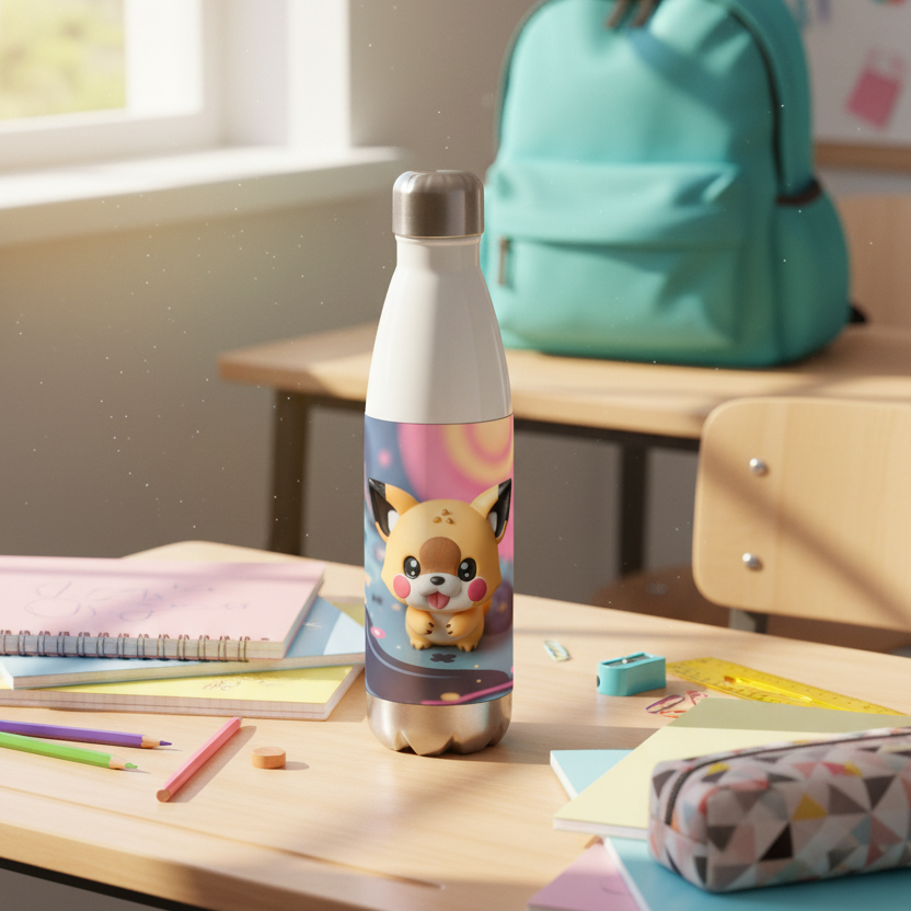 Edelstahl-Wasserflasche - MBK CB Kawaii