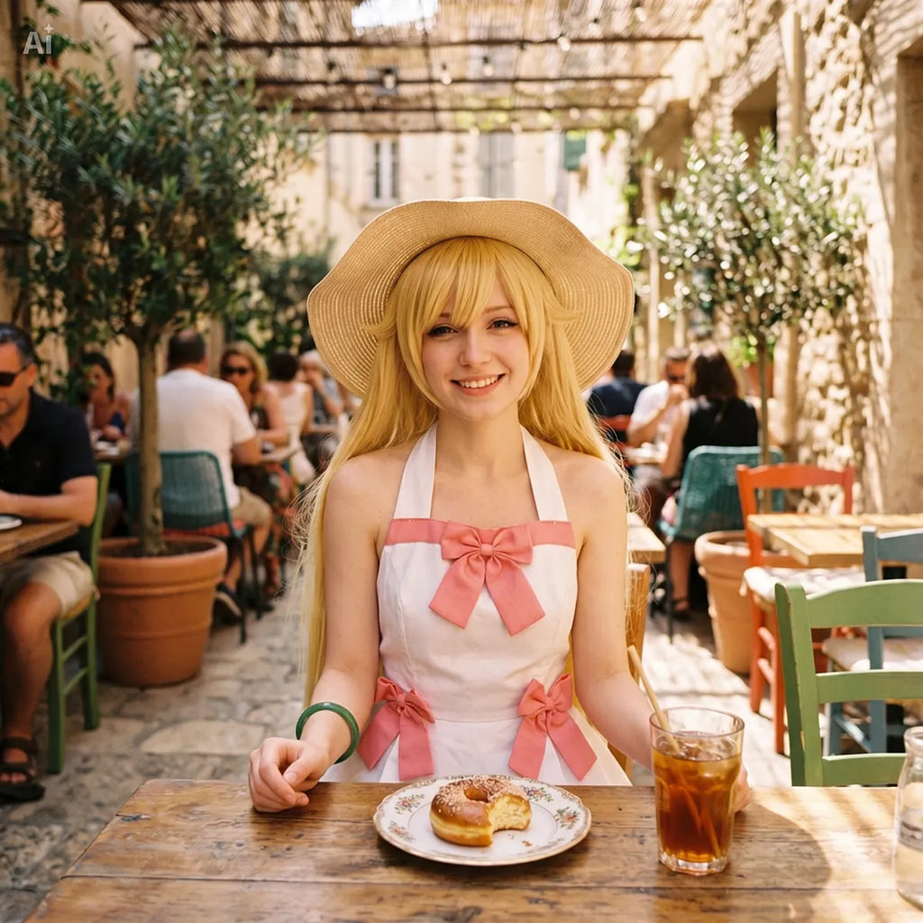 Mon Bubu Kawaii – Oshino Shinobu Cosplay Dress – Damen Kostümkleid