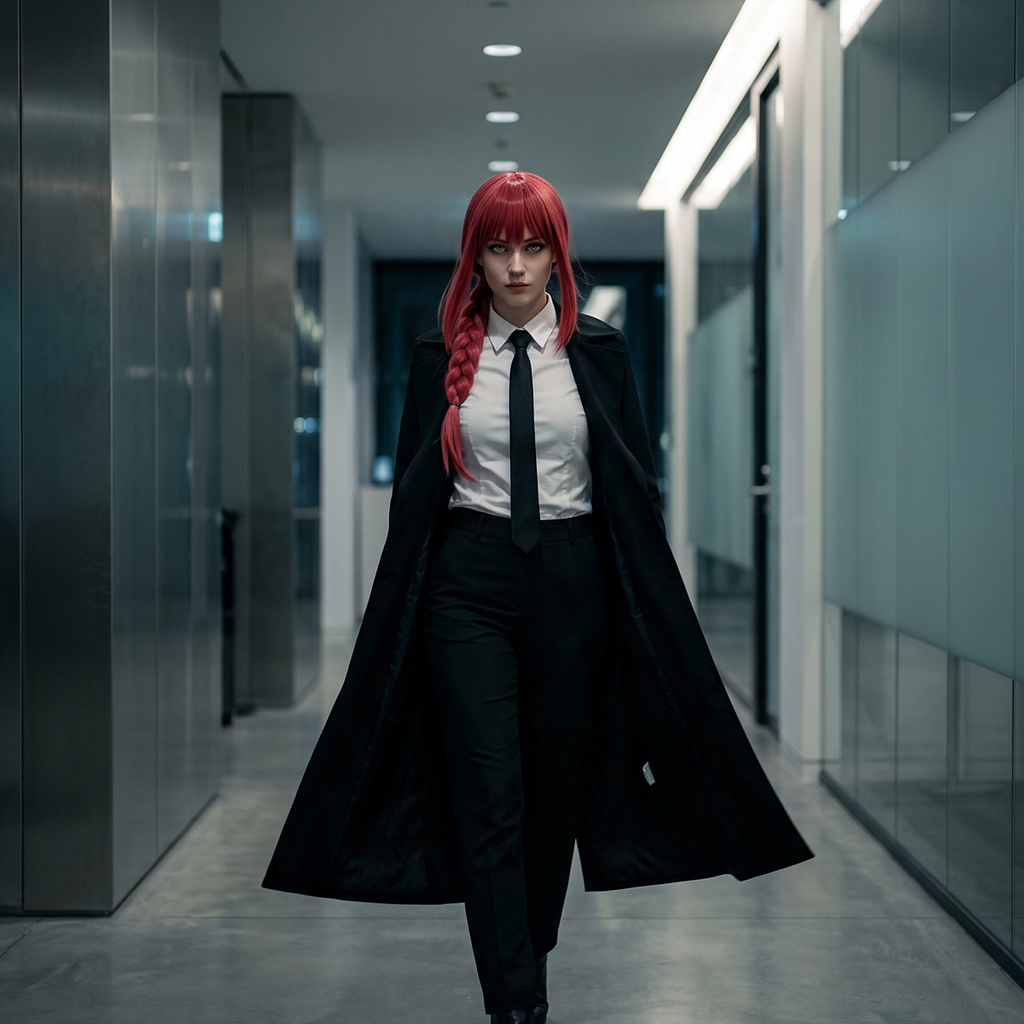 Makima Cosplay-Kostüm – Chainsaw Man – Komplettes Outfit