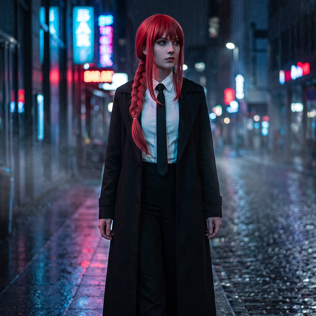 Makima Cosplay-Kostüm – Chainsaw Man – Komplettes Outfit
