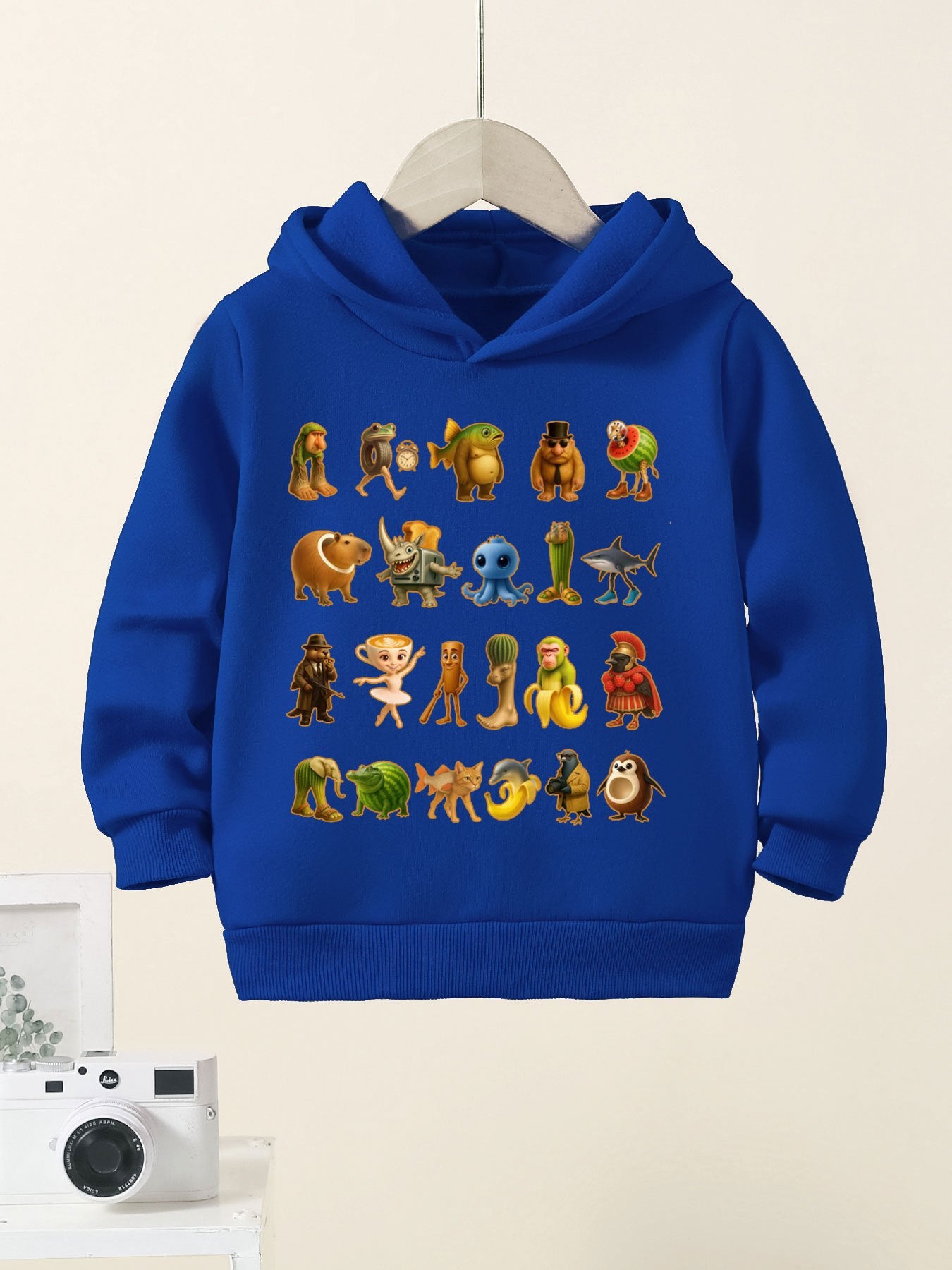 Sweat à Capuche Enfant Brainrot – Italian Brainrotm– Confort Stretch 3 à 10 Ans