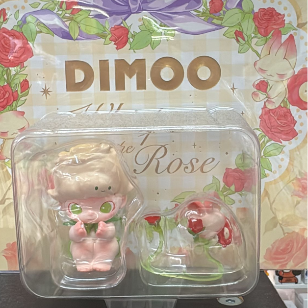 POP MART Dimoo Hängekarte – Whisper of Rose