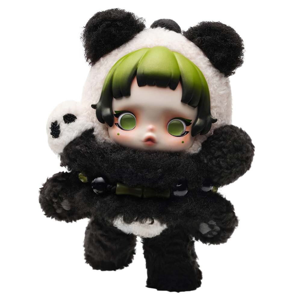 SKULLPANDA Lazy Panda Anhänger-Plüschtier