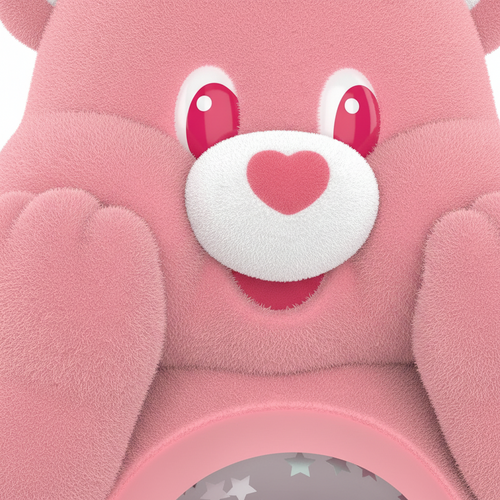 Pop Mart Care Bears Colorful Hugs Figur aus beflocktem Samt in limitierter Auflage