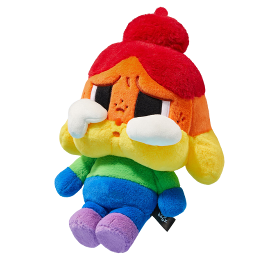 POP MART Peluche Crybaby Émotive Collector Édition Limitée Arc En Ciel Luxueuse et Rare by POP MART INTERNATIONAL GROUP LIMITED
