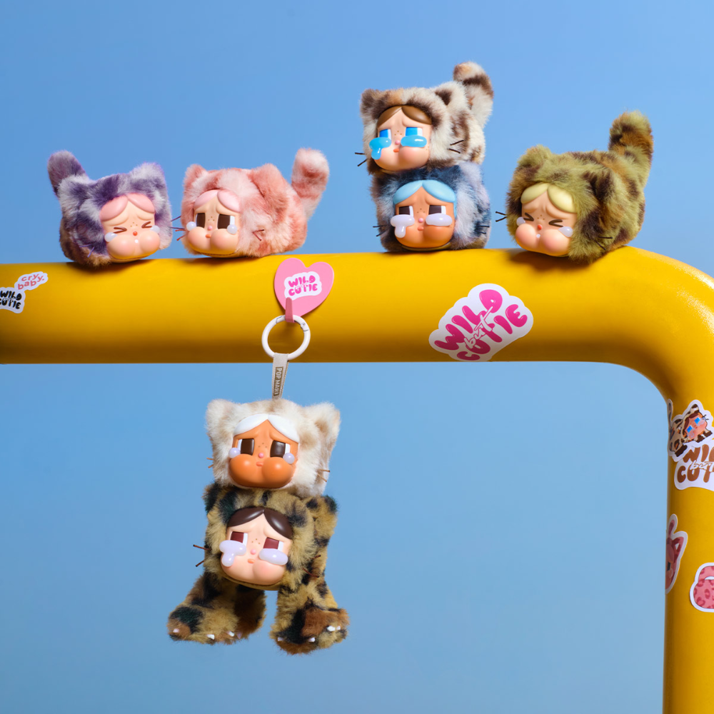 Porte-clé CRYBABY – Série Wild but Cutie (Blind Box officielle POP MART)