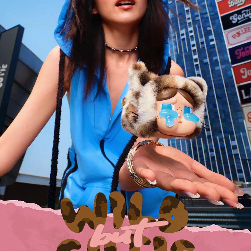 Pop Mart Crybaby Wild But Cutie Porte Clé Peluche Vinyle Édition Limitée Série Crybaby Exclusivité by POP MART INTERNATIONAL GROUP LIMITED