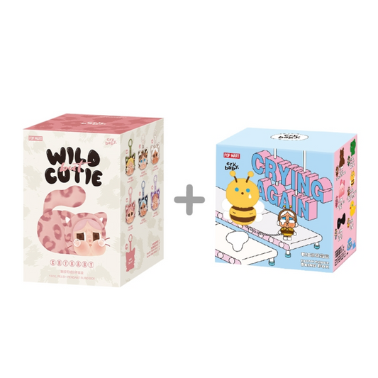 Porte-clé CRYBABY – Série Wild but Cutie (Blind Box officielle POP MART)