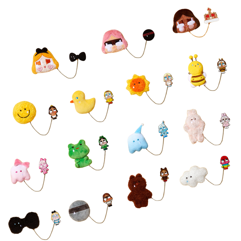 Peluche‑badge Blind Box CRYBABY Crying Again Series – Pop Mart