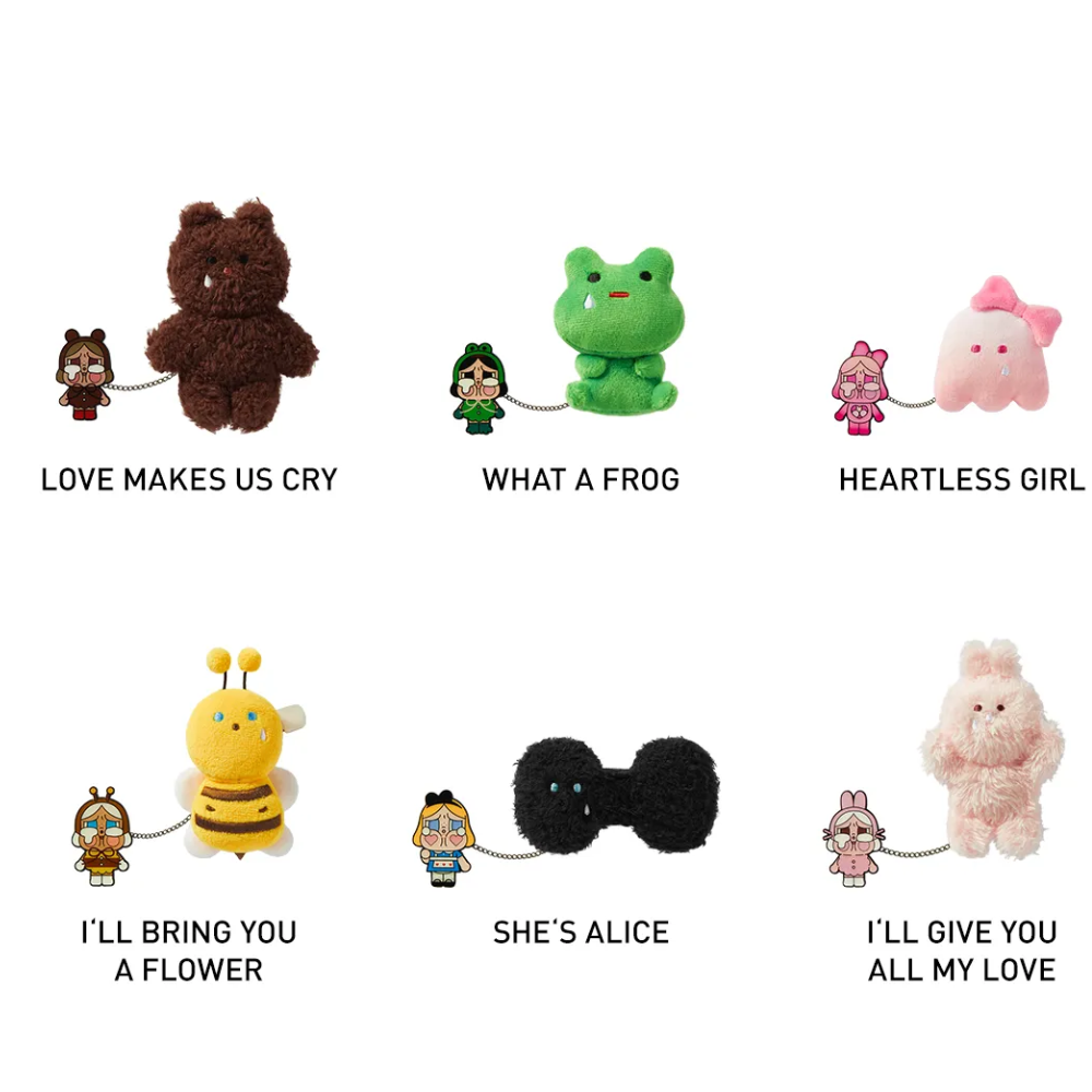 Peluche‑badge Blind Box CRYBABY Crying Again Series – Pop Mart