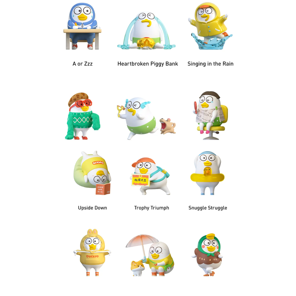 Pop Mart Duckyo Never Grows Up Figurine Blind Box Collection Édition Limitée Exclusivité Mondiale by POP MART INTERNATIONAL GROUP LIMITED