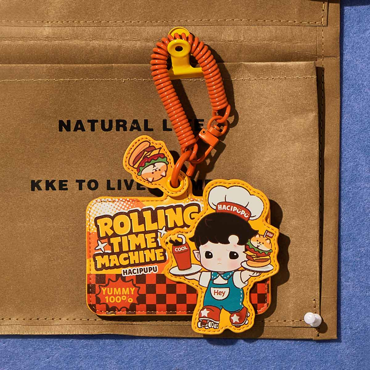Hacipupu Rolling Time Machine – Porte-cartes Illustrés | Accessoire Original & Coloré