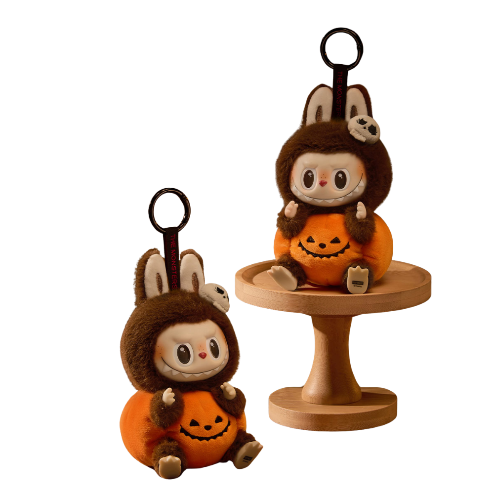 Pop Mart Pendentif Citrouille Assise Peluche Vinyle Happy Halloween Party Édition Limitée Collector by POP MART INTERNATIONAL GROUP LIMITED
