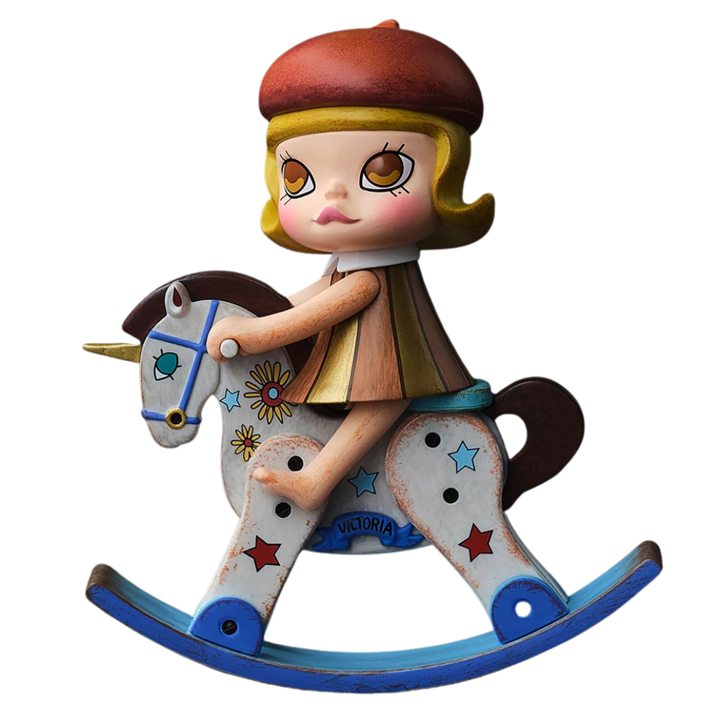 MOLLY Anniversary Statues – Figurine POP MART Série Classique Rétro