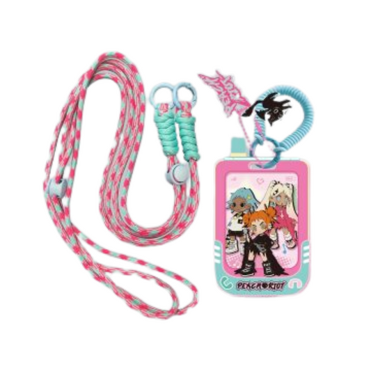 Porte-carte Lil Peach Riot – Série Loading! | POP MART Officiel