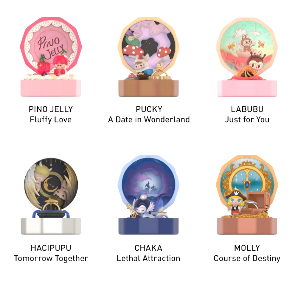 POP MART Figurine Blind Box Boîte À Bijoux Romantic Ring Box Series 4 Édition Limitée by POP MART INTERNATIONAL GROUP LIMITED