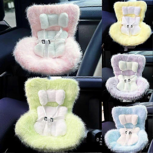 Mini Siège Auto Peluche pour Figurines – Multicolore