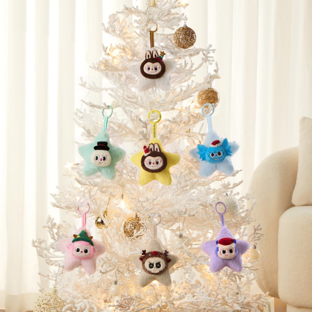 THE MONSTERS Classic Séries – Labubu Sparkly Plush Pendant Blind Box