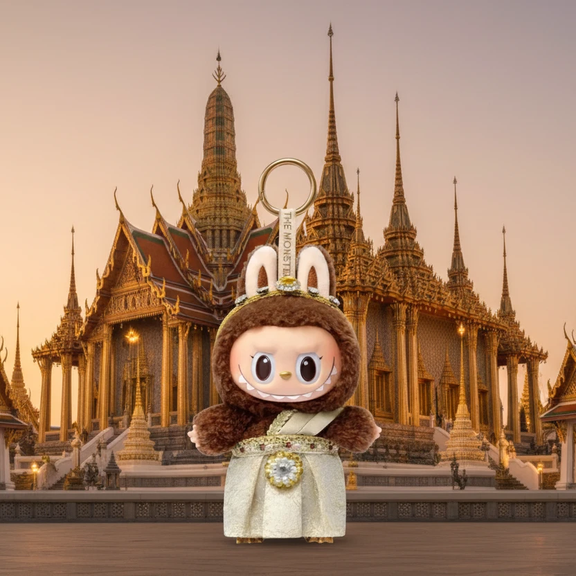 Pop Mart Labubu Vinylfigur Thailand Viel Glück