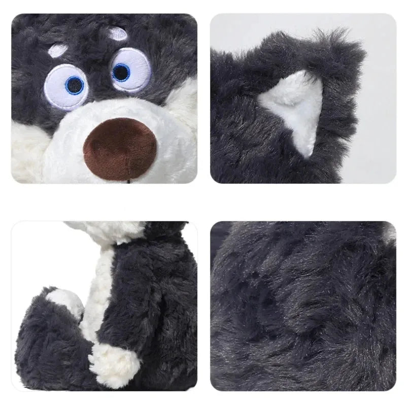 Peluche Loup Gris Kawaii — Doudou Géant 40cm | MBK