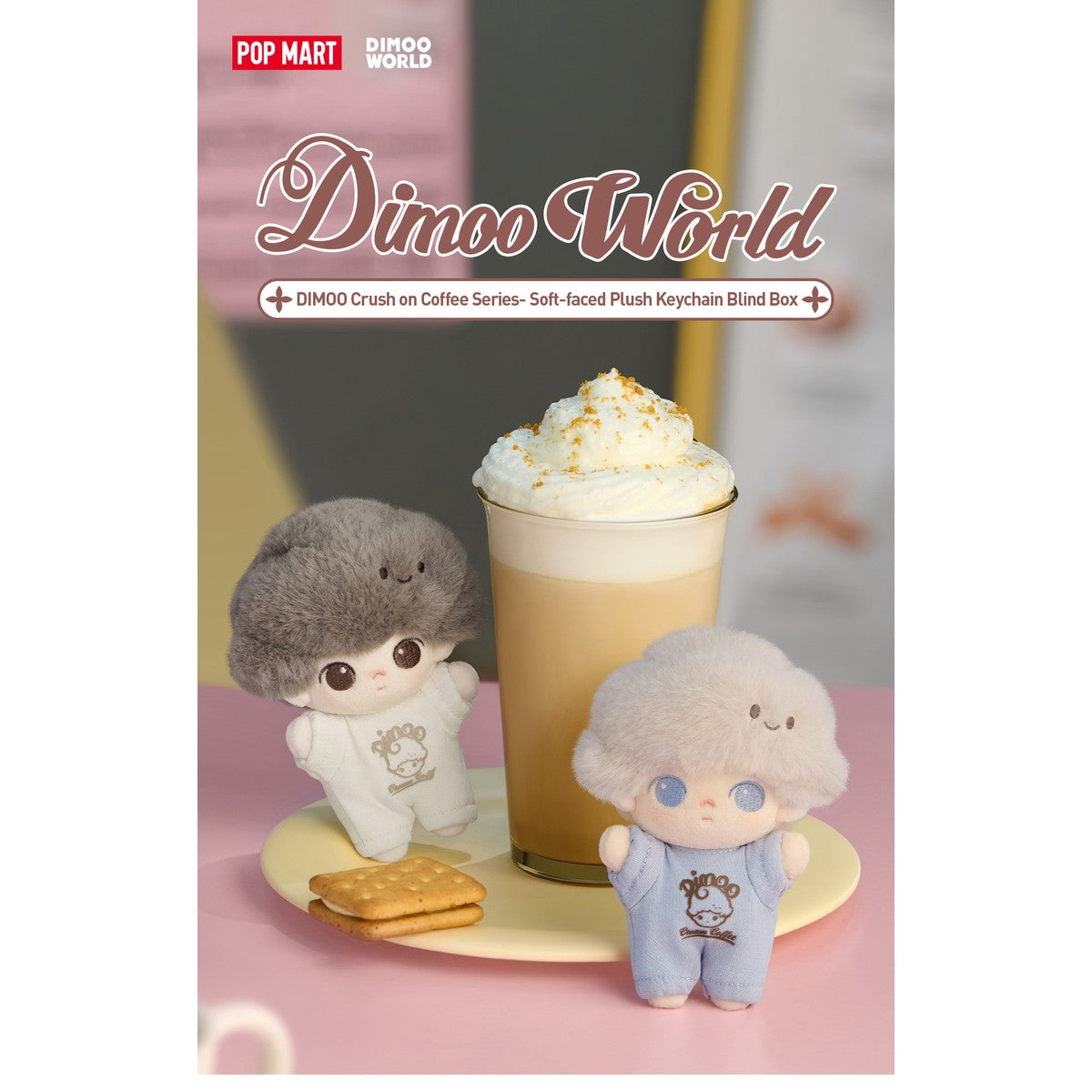 POP MART Dimoo Crush on Coffee — Figurine Barista - photo officielle POP MART