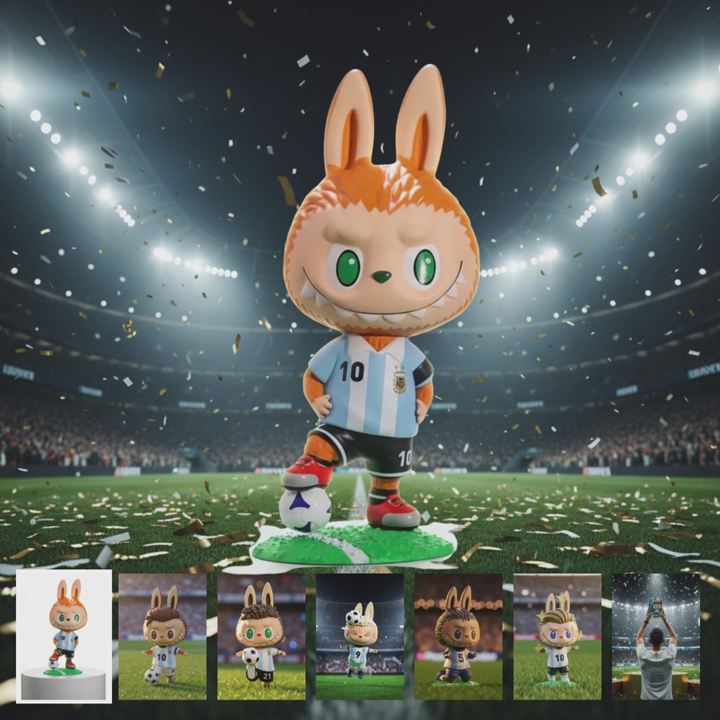 POP MART Labubu x Argentinischer Fußballverband – Überraschungsbox