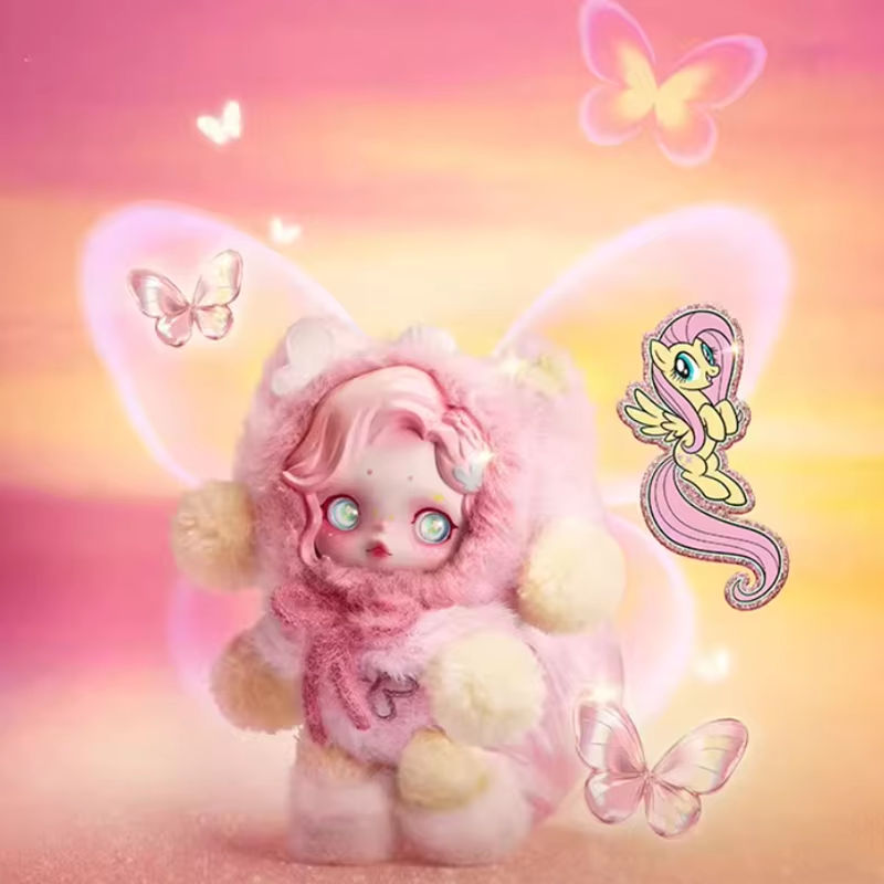 Skullpanda x My Little Pony — Rainbow Dash pendentif peluche Pop Mart | MBK