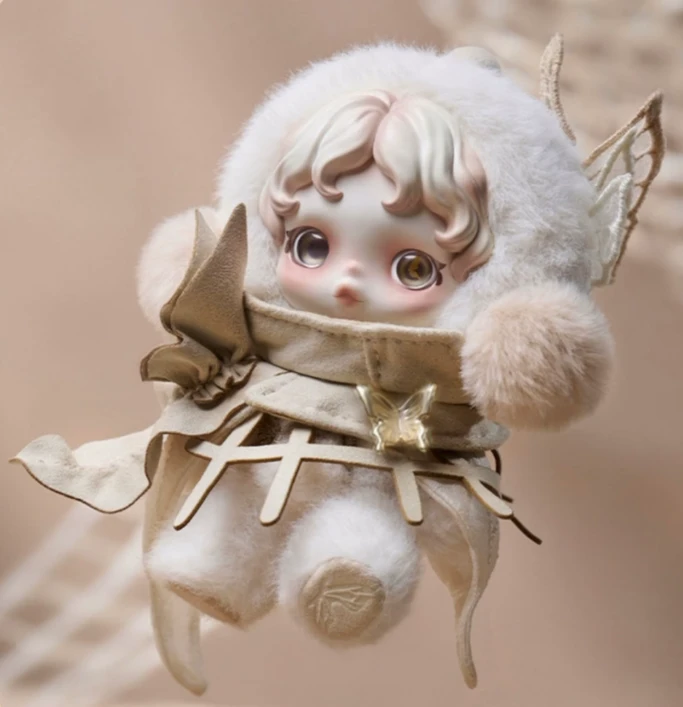 POP MART Skullpanda Cage Uncage – Porte-Clé Peluche Collector