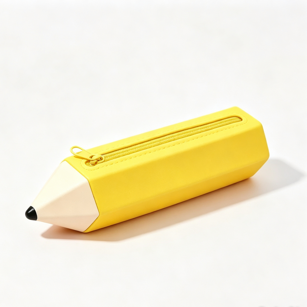 Kawaii Bleistift-Silikon-Federmäppchen – Große Kapazität